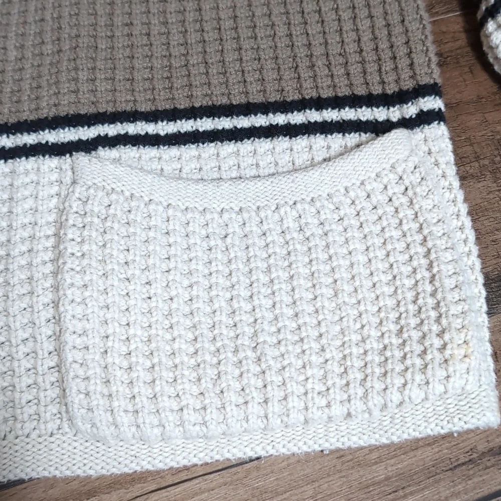 Brixton | Powell Chunky Knit Full Zip Cardigan Sweater | Size XL - Picture 5 of 8